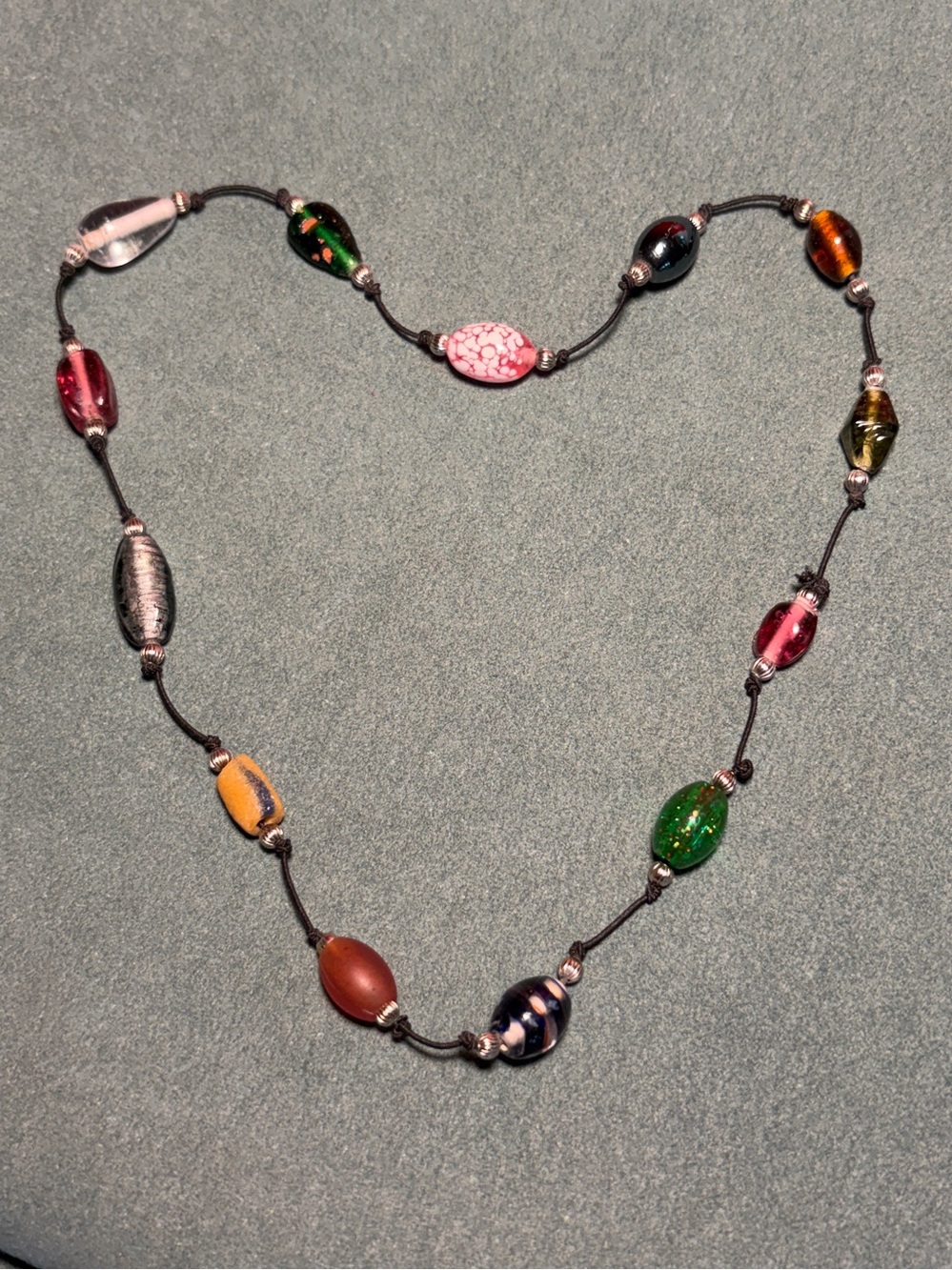 Vintage Glass Bead Necklace
